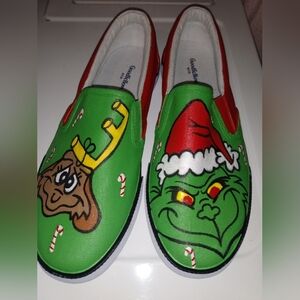 Grinch shoes